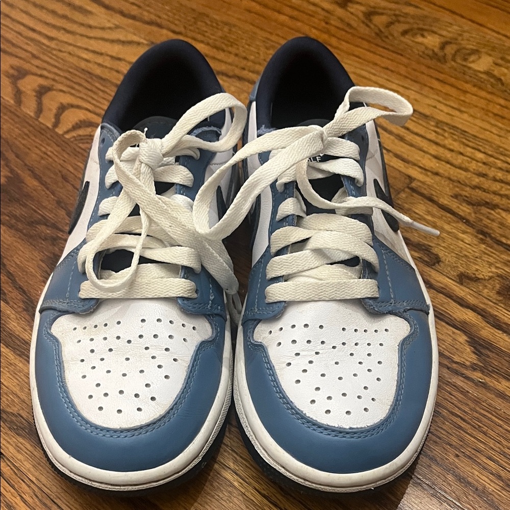 Jordan 1 Low Golf Kids size 4.5 color: Aegean Storm - Picture 2 of 9